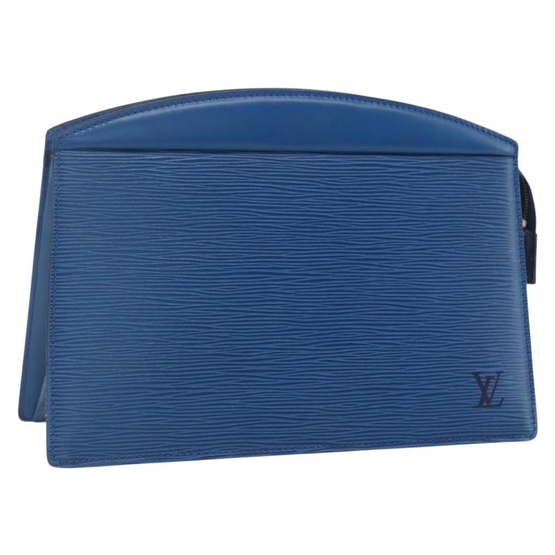 Blue Epi Leather Trousse Crete Pouch by Louis Vuitton M48405 (1 of 18)