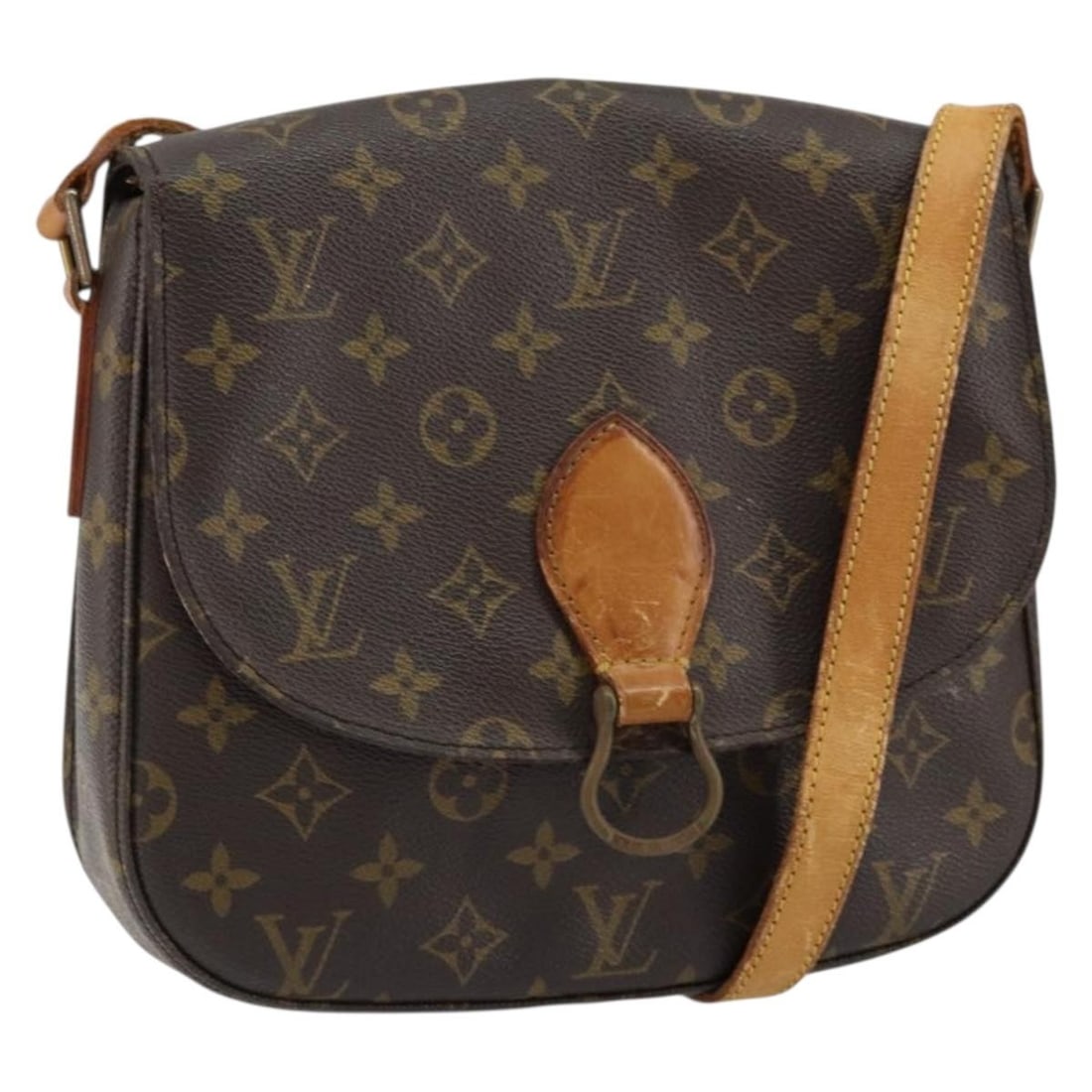 LOUIS VUITTON Monogram Saint Cloud GM Shoulder Bag M51242 Auth: LOUIS VUITTON Monogram Saint Cloud GM Shoulder Bag M51242 Auth This authentic Louis Vuitton Monogram Saint Cloud GM Shoulder Bag (M51242) is a stylish accessory that showcases the brand's iconic monog