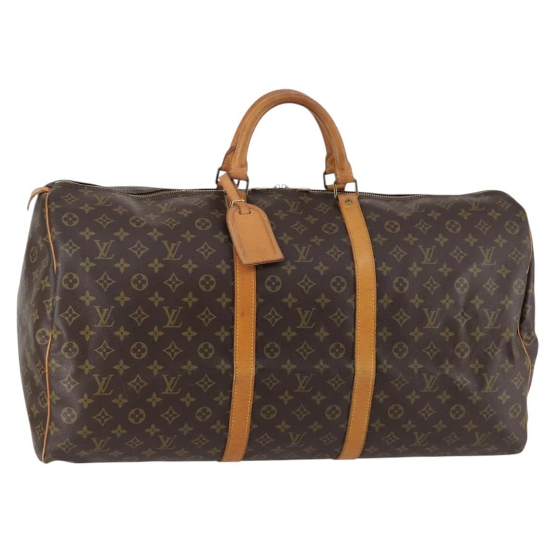 LOUIS VUITTON Monogram Keepall 60 Boston Bag M41422 Auth USA: LOUIS VUITTON Monogram Keepall 60 Boston Bag M41422 Auth USA This LOUIS VUITTON Monogram Keepall 60 Boston Bag is a classic piece, crafted from durable Monogram Canvas. The bag showcases the iconic mo