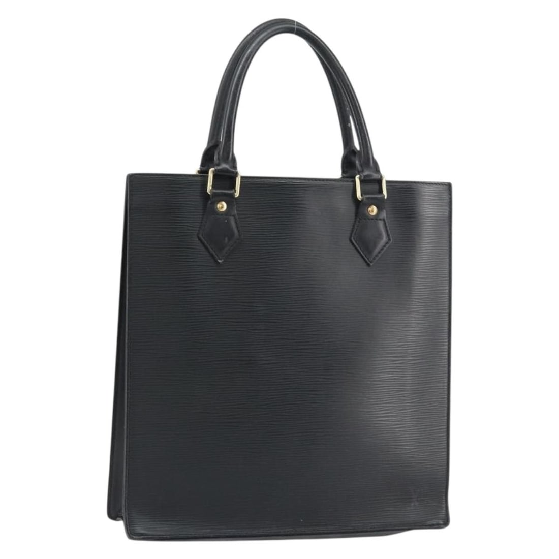 LOUIS VUITTON Epi Sac Plat PM Hand Bag Black M58658 Auth (1 of 18)