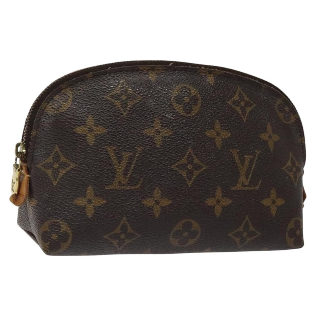 Louis Vuitton Monogram Pochette Cosmetic Pouch M47515 Authentic: Louis Vuitton Monogram Pochette Cosmetic Pouch M47515 Authentic Introducing the LOUIS VUITTON Monogram Pochette Cosmetic PM, a stylish and functional cosmetic pouch crafted from durable Monogram Canva