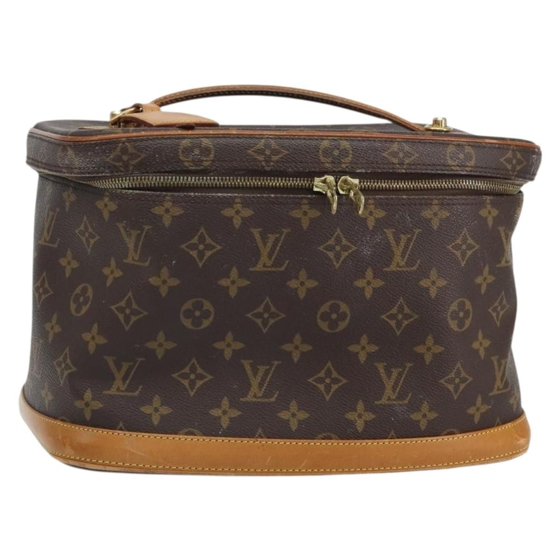 Louis Vuitton Nice Monogram Canvas M47280 Handbag with Name Tag (1 of 18)