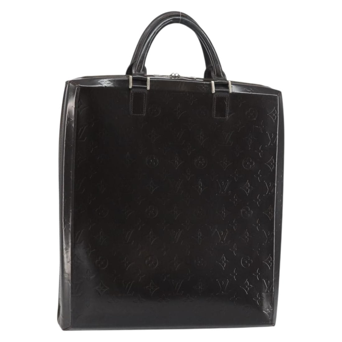 LOUIS VUITTON Monogram Grasse Erwin Hand Bag Black M46580 Auth (1 of 18)