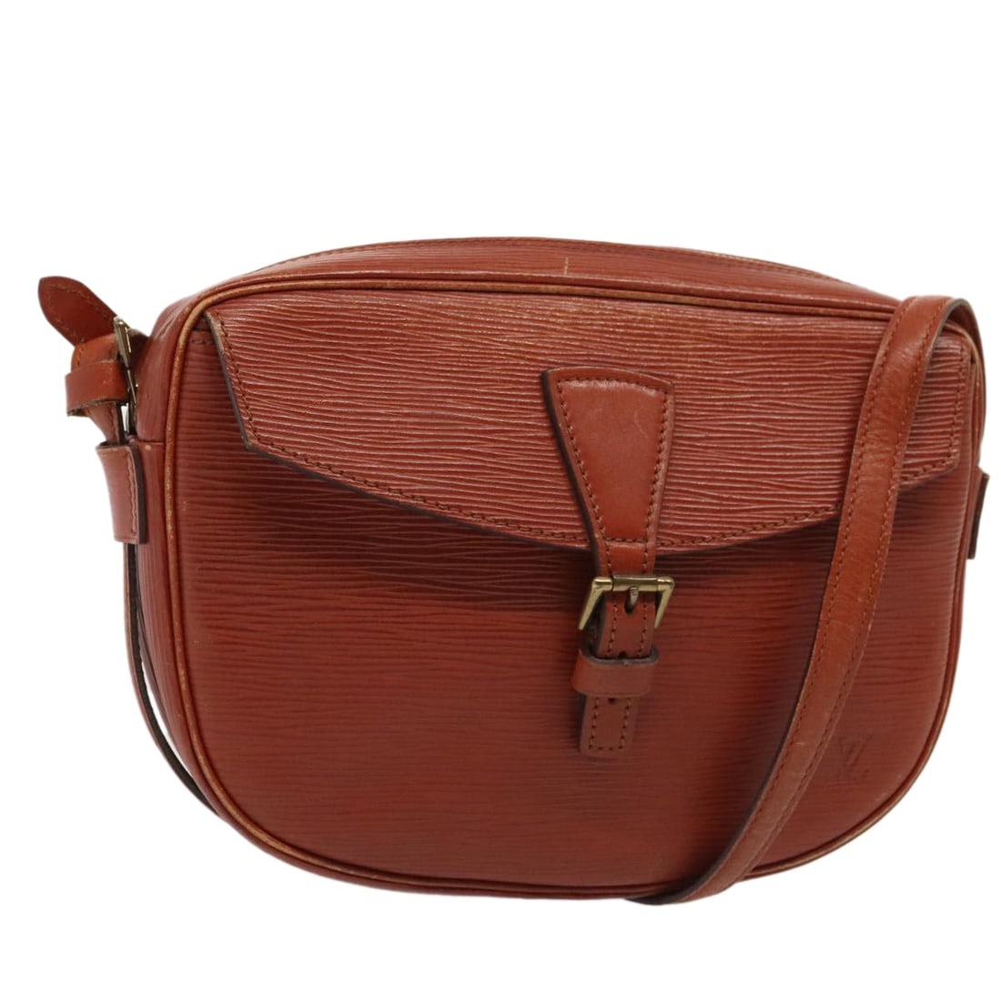 Louis Vuitton Epi Jeune Fille MM Shoulder Bag Brown M52153 Auth France (1 of 18)