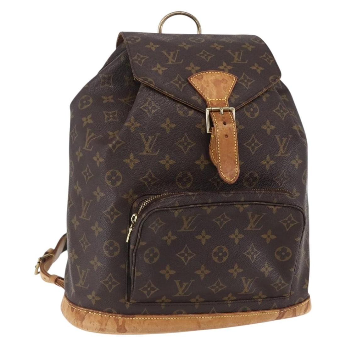 LOUIS VUITTON Monogram Montsouris GM Backpack M51135 Auth France (1 of 18)