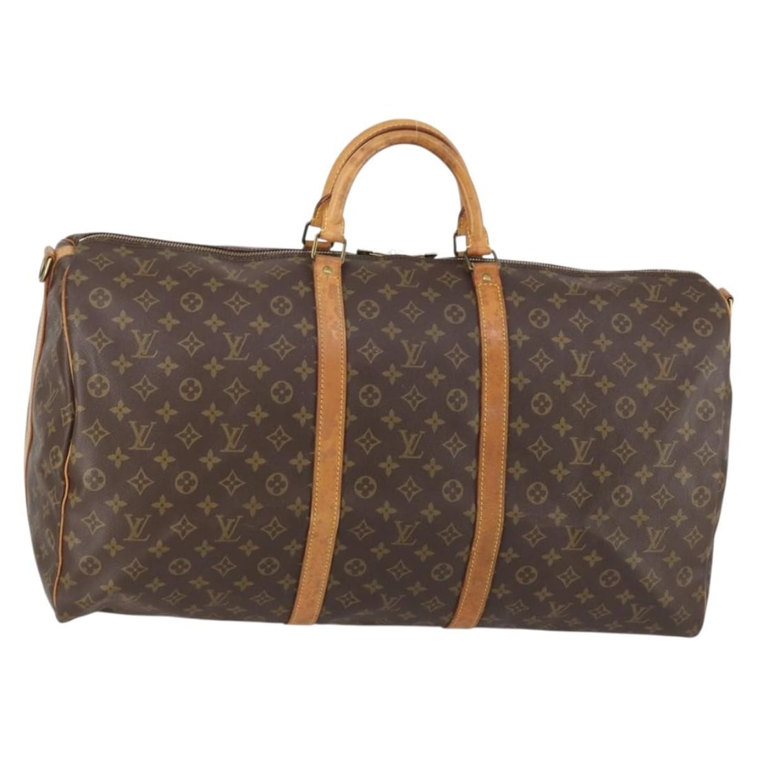 LOUIS VUITTON Monogram Keepall Bandouliere 60 M41412 Boston Bag: LOUIS VUITTON Monogram Keepall Bandouliere 60 M41412 Boston Bag This LOUIS VUITTON Monogram Keepall Bandouliere 60 Boston Bag is a classic travel companion crafted in France from durable Monogram Canv
