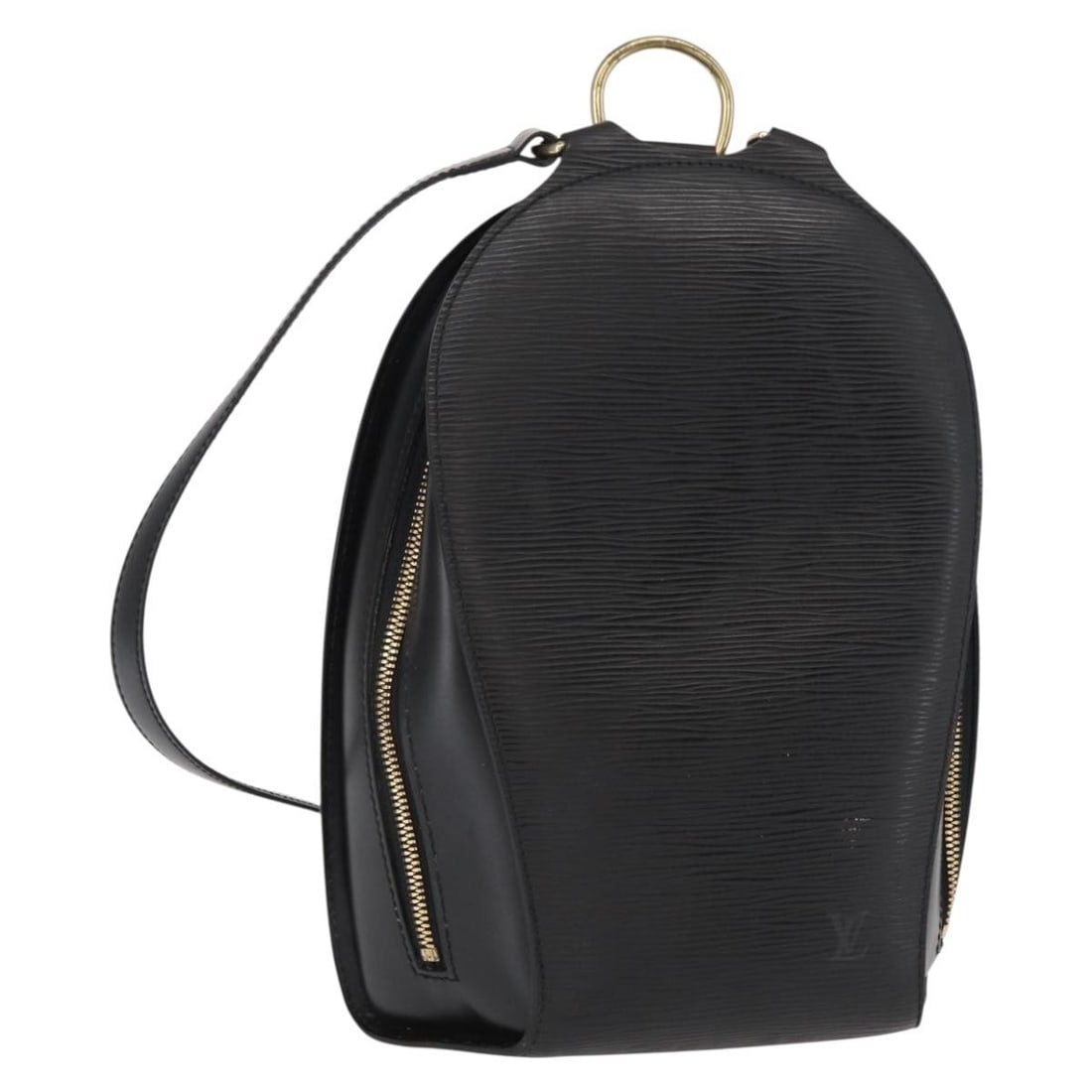 LOUIS VUITTON Epi Leather Black Mabillon Backpack M52232 Auth (1 of 18)
