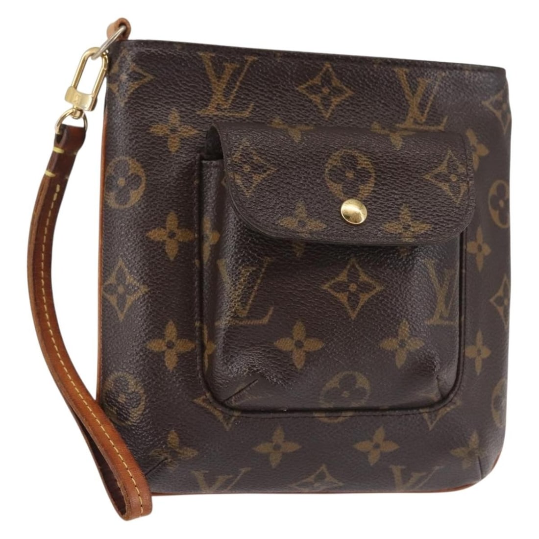 LOUIS VUITTON Monogram Partition Pouch M51901 Authentic France (1 of 18)