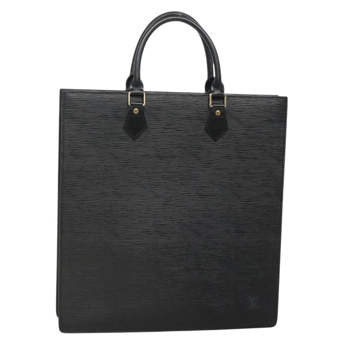 Authentic Louis Vuitton Epi Sac Plat Hand Bag Black M59082 (1 of 18)