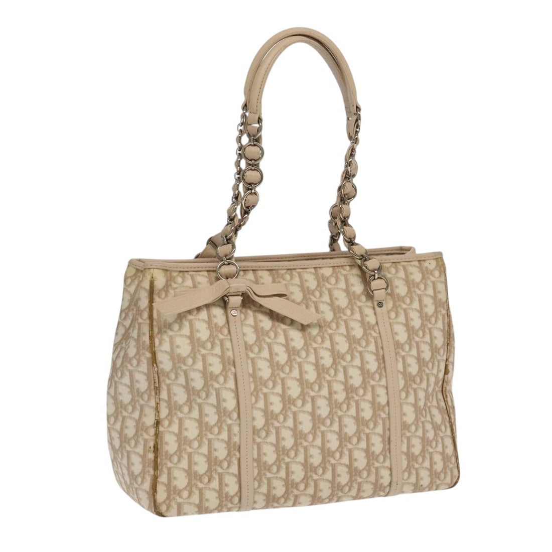 Christian Dior Trotter Canvas Beige Silver Shoulder Bag Auth Italy: Christian Dior Trotter Canvas Beige Silver Shoulder Bag Auth Italy Elevate your style with this authentic Christian Dior Trotter Canvas Romantic Shoulder Bag, expertly crafted in Italy. This chic shou