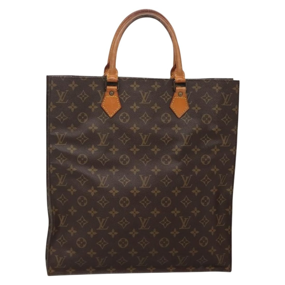 Louis Vuitton Monogram Sac Plat Hand Bag M51140 Made in France: Louis Vuitton Monogram Sac Plat Hand Bag M51140 Made in France This authentic Louis Vuitton Monogram Sac Plat Hand Bag (M51140) is a stylish and functional accessory. Crafted in France from durable Mo