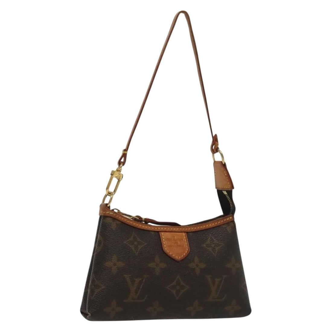 LOUIS VUITTON Monogram Mini Pochette Delight Pouch M40309 Auth France: LOUIS VUITTON Monogram Mini Pochette Delight Pouch M40309 Auth France Introducing the LOUIS VUITTON Monogram Mini Pochette Delight Pouch, a stylish accessory crafted from durable Monogram Canvas. This