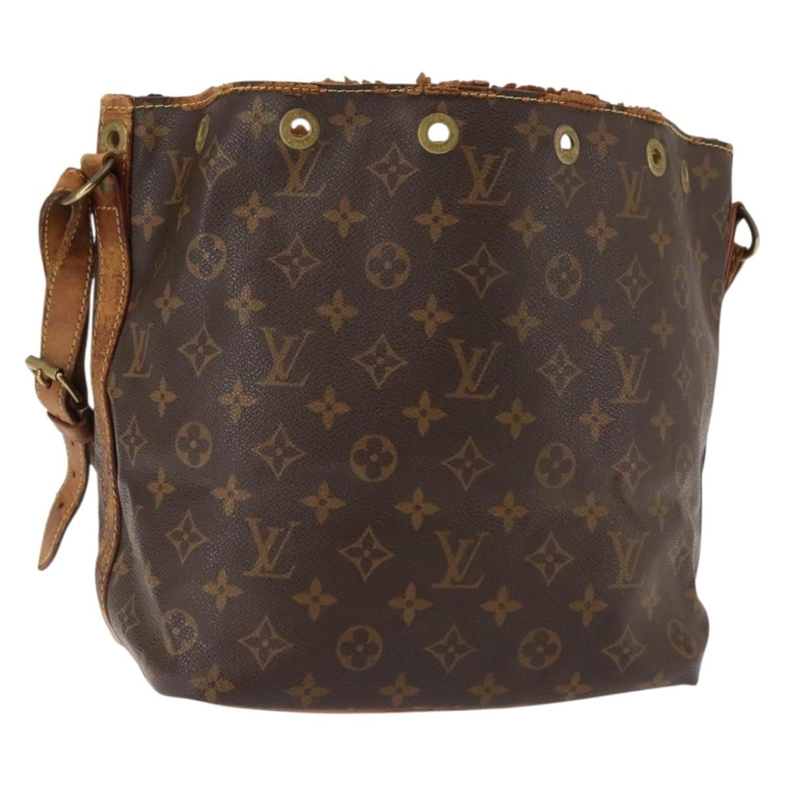 LOUIS VUITTON Monogram Petit Noe Shoulder Bag M42226 Authentic France (1 of 18)