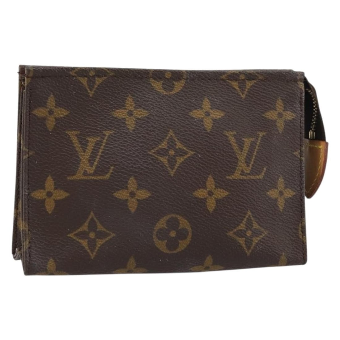 Monogram Canvas Poche Toilette 15 Pouch by Louis Vuitton M47546: Monogram Canvas Poche Toilette 15 Pouch by Louis Vuitton M47546 This Louis Vuitton Monogram Poche Toilette 15 Pouch, model M47546, features the classic monogram canvas exterior. The pouch is crafted i