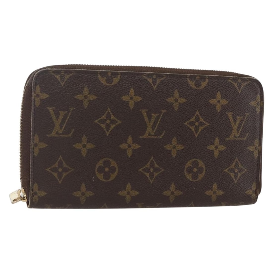 LOUIS VUITTON Monogram Zippy Organizer Wallet M62581 Authentic France (1 of 18)