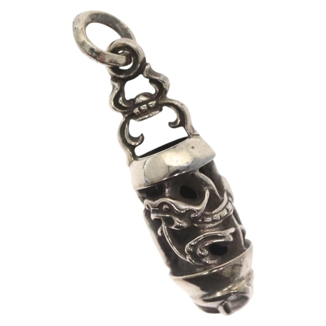 Chrome Hearts Celtic Roller Top Necklace Ag925 Silver Authentic (1 of 7)