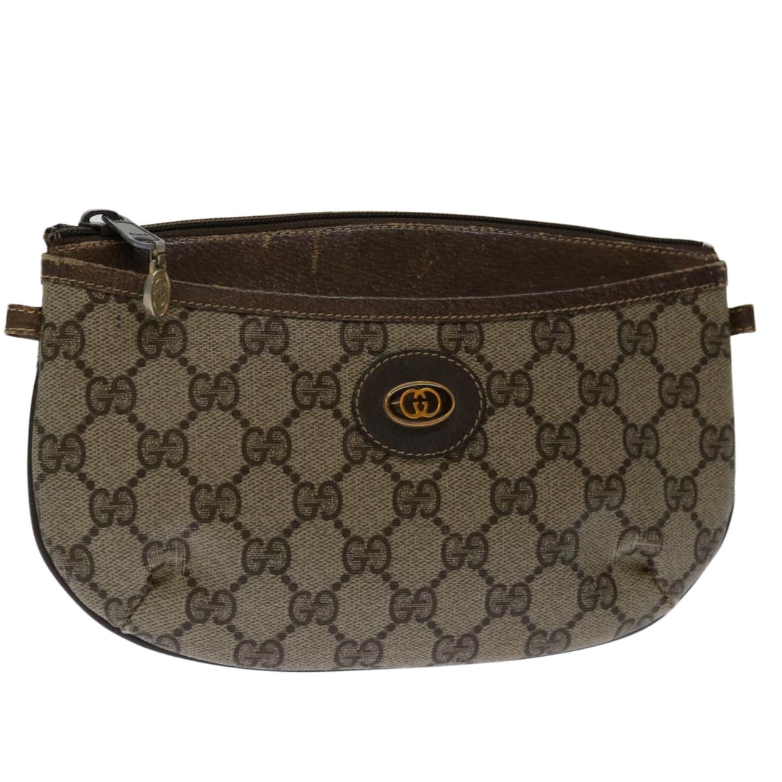 GUCCI GG Supreme Beige PVC Shoulder Bag 904 02 020 Auth (1 of 18)
