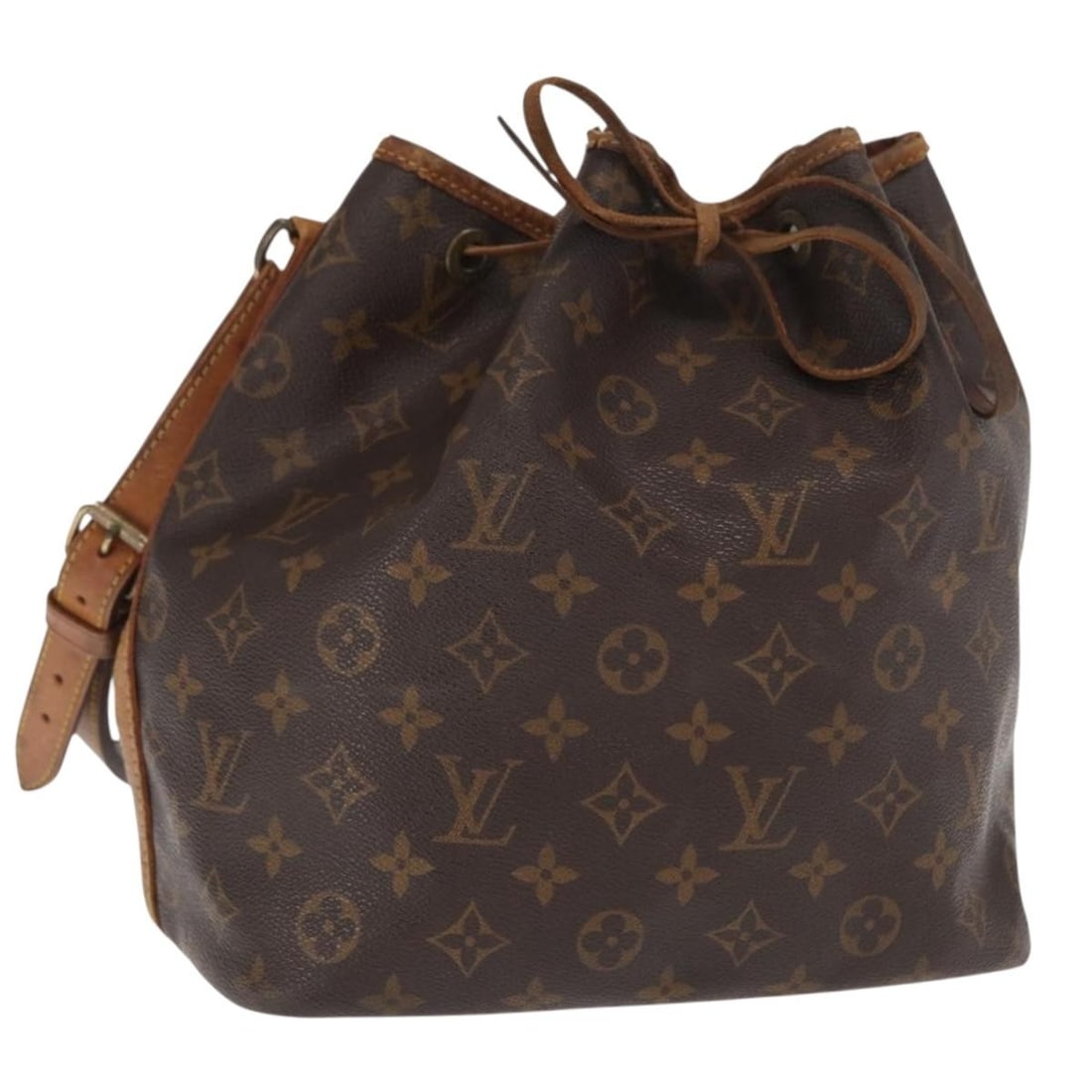 Louis Vuitton Petit Noe Monogram Canvas Shoulder Bag M42226 France (1 of 18)