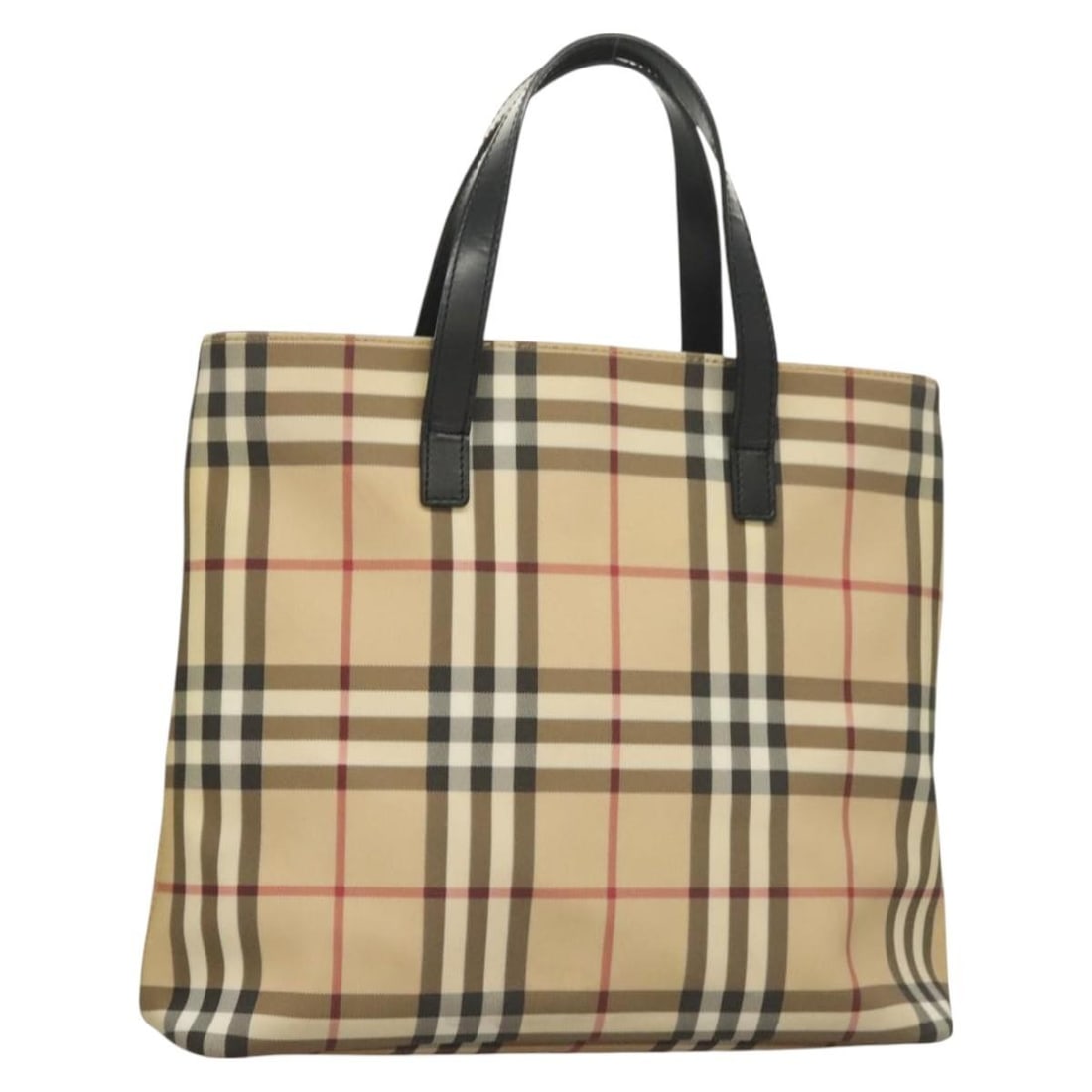Burberry Nova Check Beige PVC Hand Bag Made in Italy (1 of 18)