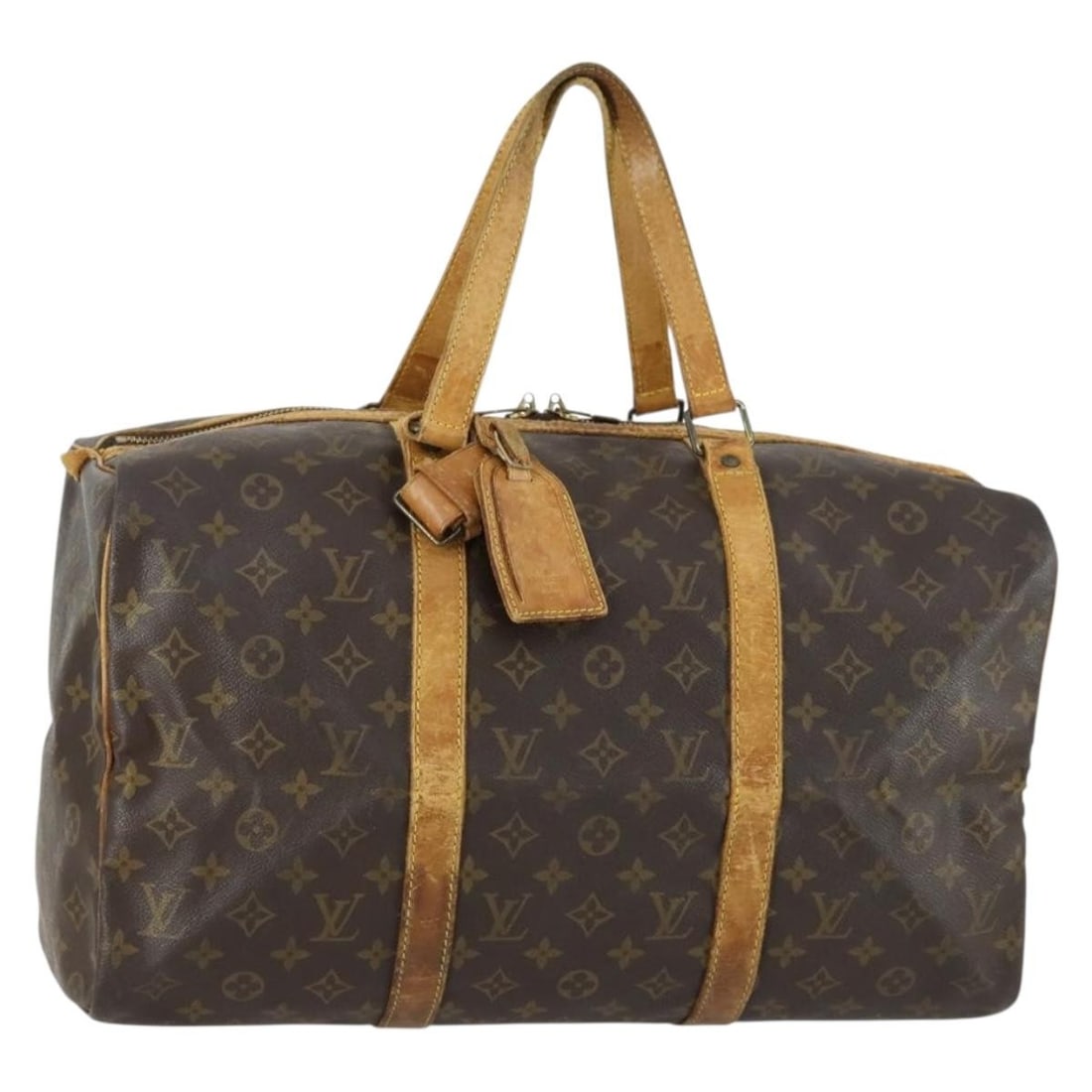 Louis Vuitton Monogram Canvas Sac Souple 45 Boston Bag M41624 France (1 of 18)