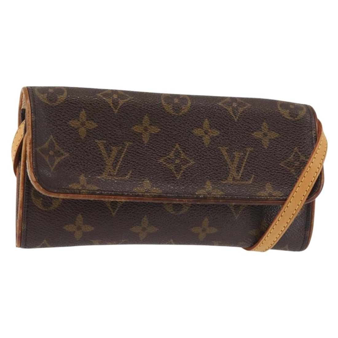 LOUIS VUITTON Monogram Pochette Twin PM Shoulder Bag M51854 Spain (1 of 18)