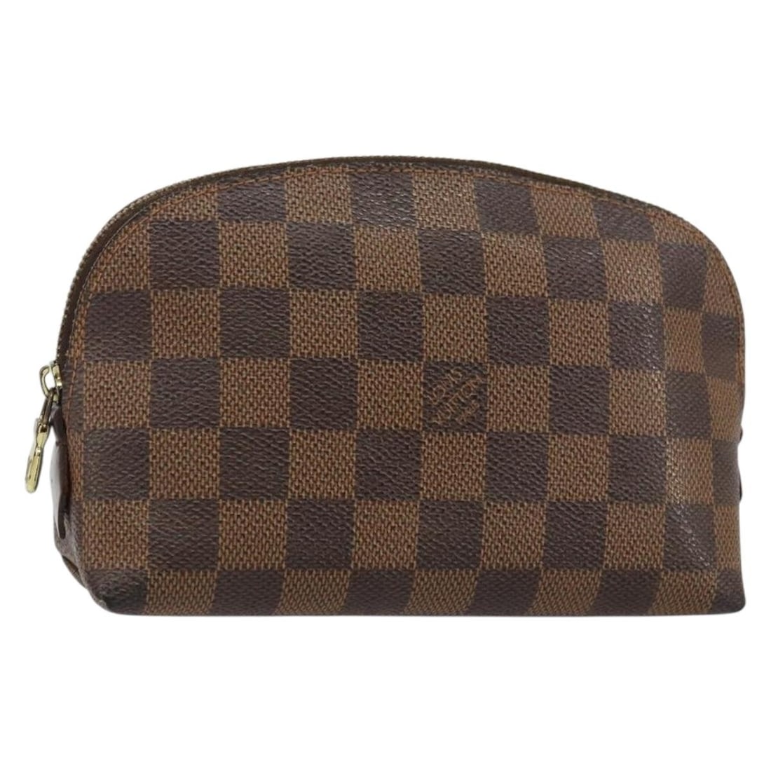 Louis Vuitton Damier Ebene Cosmetic Pouch N47516 Made in Spain: Louis Vuitton Damier Ebene Cosmetic Pouch N47516 Made in Spain Introducing the LOUIS VUITTON Damier Ebene Pochette Cosmetic PM Pouch, a stylish and functional accessory designed for everyday use. Craf