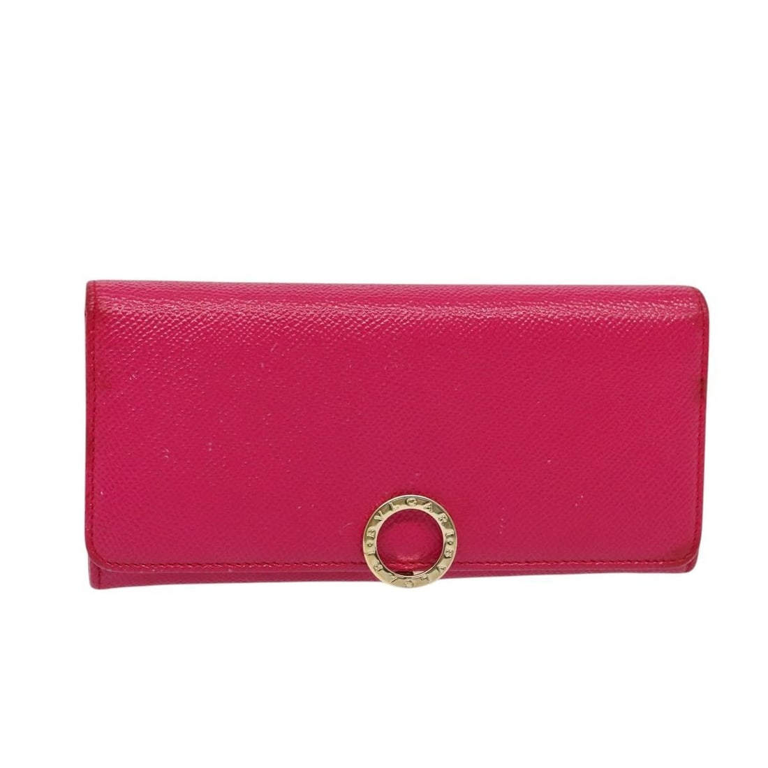 BVLGARI Pink Gold Leather Long Wallet with Dust Bag (1 of 18)