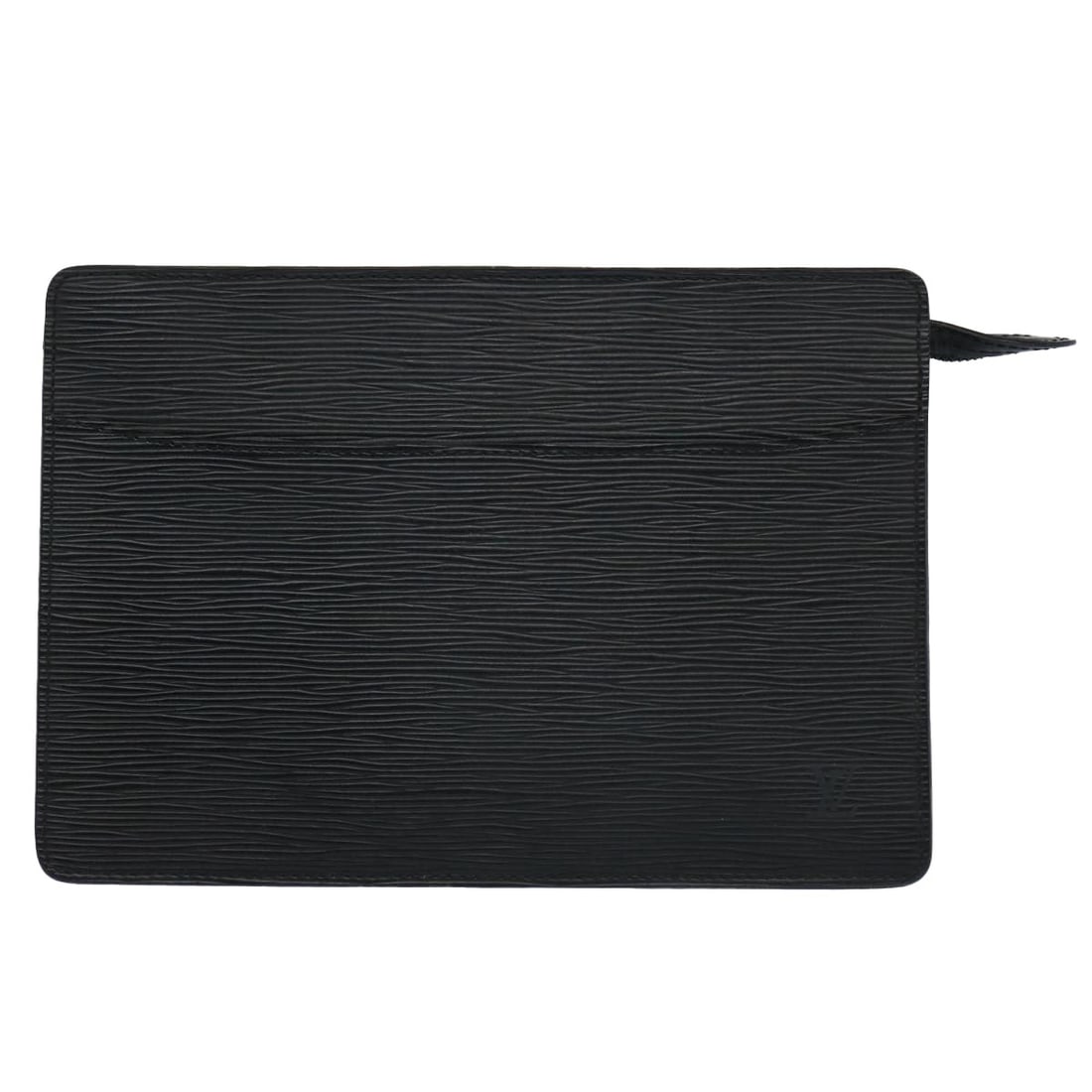LOUIS VUITTON Epi Leather Clutch Bag Black M52522 Auth (1 of 18)