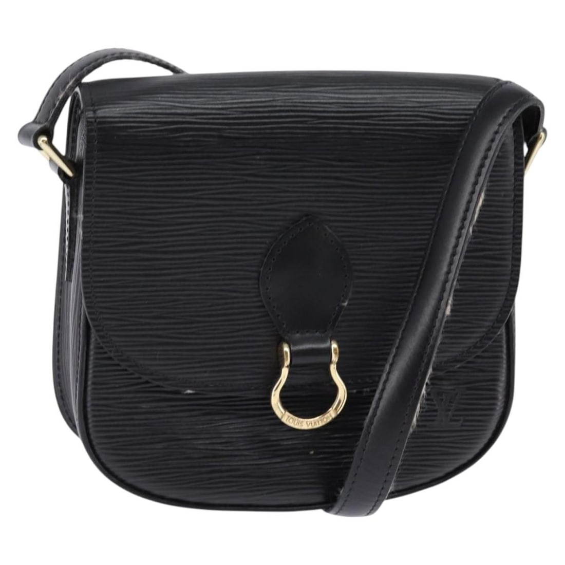 LOUIS VUITTON Epi Saint Cloud PM Shoulder Bag Black M52212 Authentic: LOUIS VUITTON Epi Saint Cloud PM Shoulder Bag Black M52212 Authentic This authentic Louis Vuitton Epi Saint Cloud PM Shoulder Bag in classic black is a stylish accessory crafted from durable Epi leath