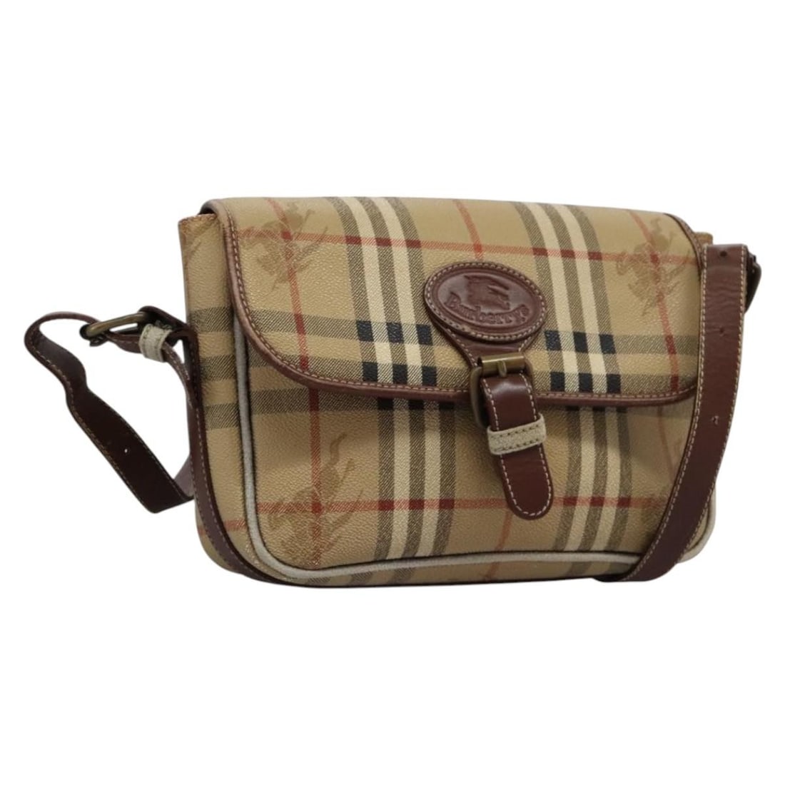Burberrys Nova Check Beige PVC Leather Shoulder Bag Auth KD166: Burberrys Nova Check Beige PVC Leather Shoulder Bag Auth KD166 This Burberrys Nova Check Shoulder Bag is a stylish accessory crafted from durable PVC leather in a classic beige color. Designed for ver