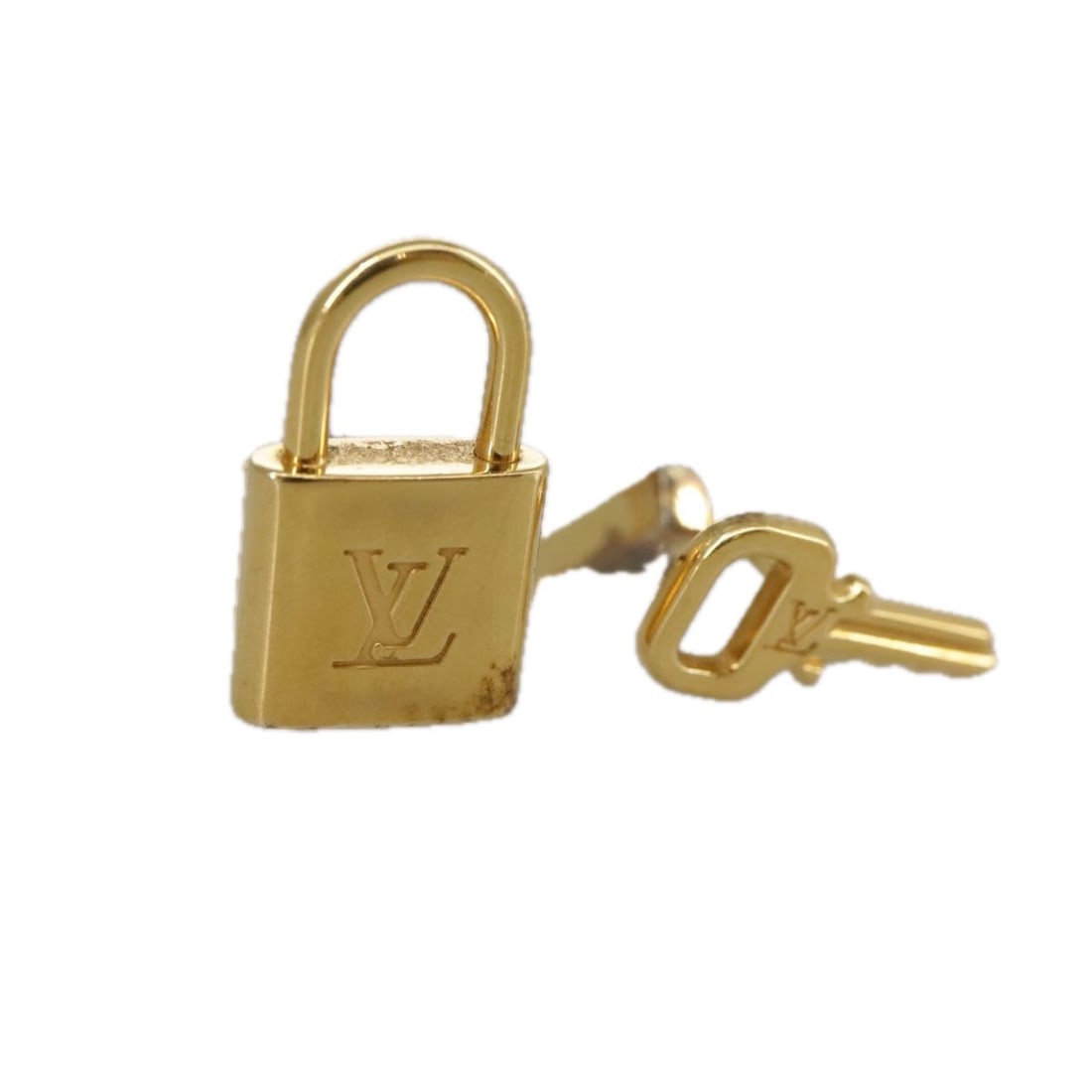 LOUIS VUITTON Gold Ag925 Bouton De Manchette Cuffs Authentic (1 of 14)