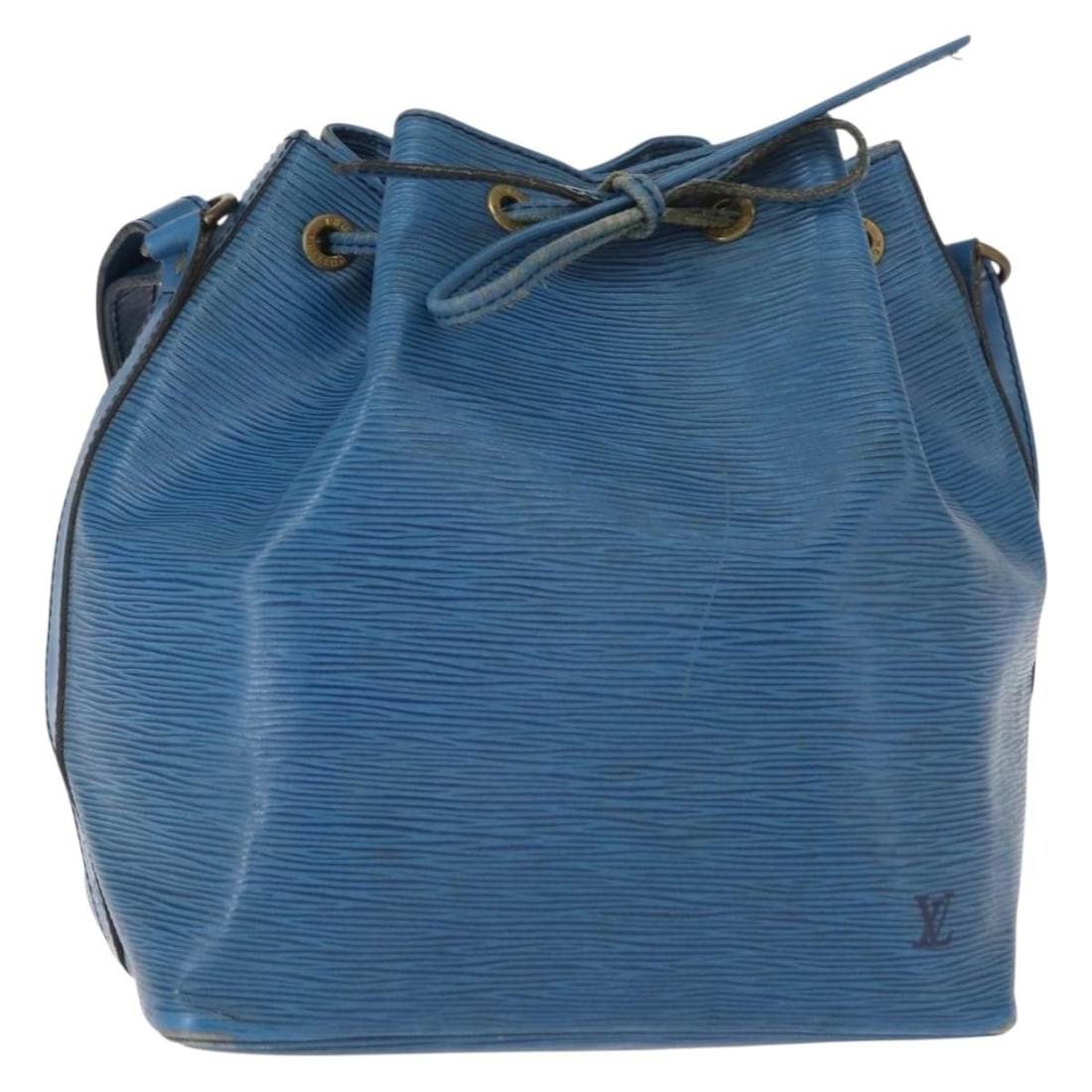 LOUIS VUITTON Epi Petit Noe Blue Shoulder Bag M44105 Auth (1 of 18)