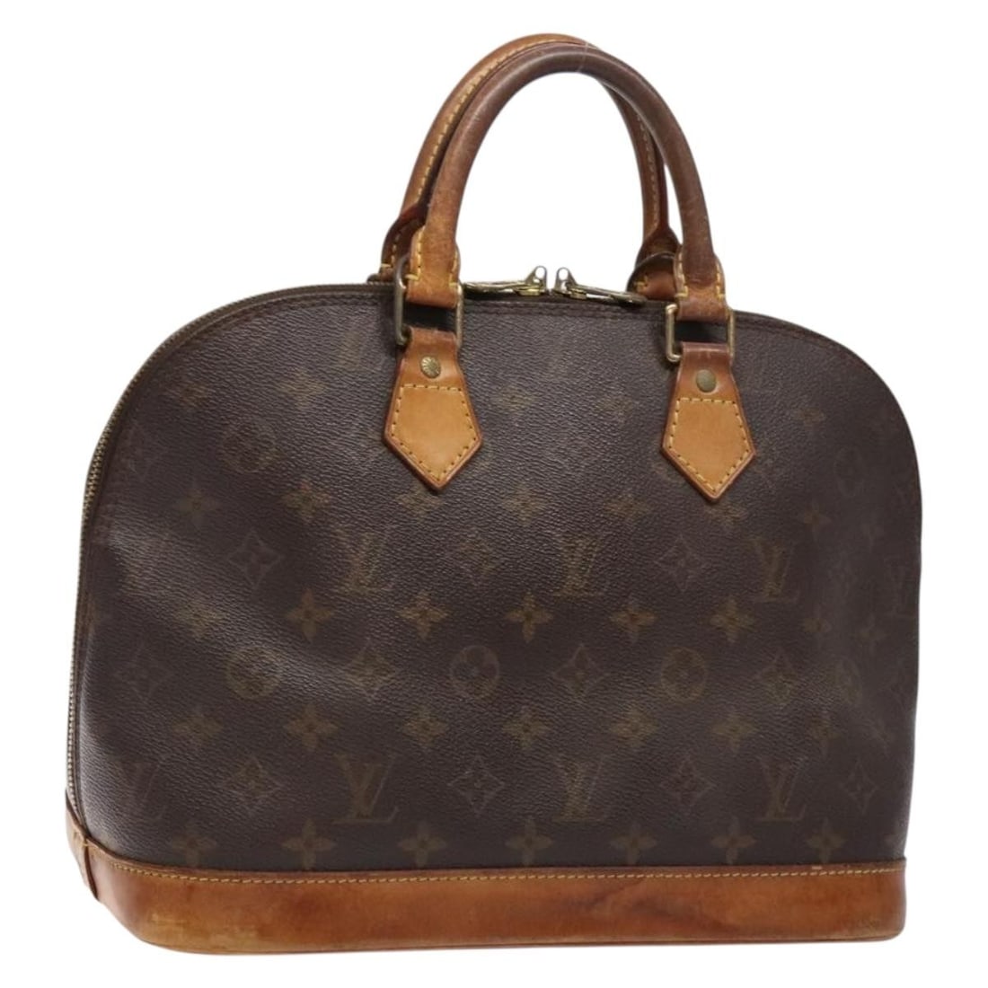 Louis Vuitton Monogram Alma Hand Bag M51130 Authentic France: Louis Vuitton Monogram Alma Hand Bag M51130 Authentic France This Louis Vuitton Monogram Alma Hand Bag (M51130) is a timeless piece crafted from durable Monogram Canvas. With a chic design, it feature