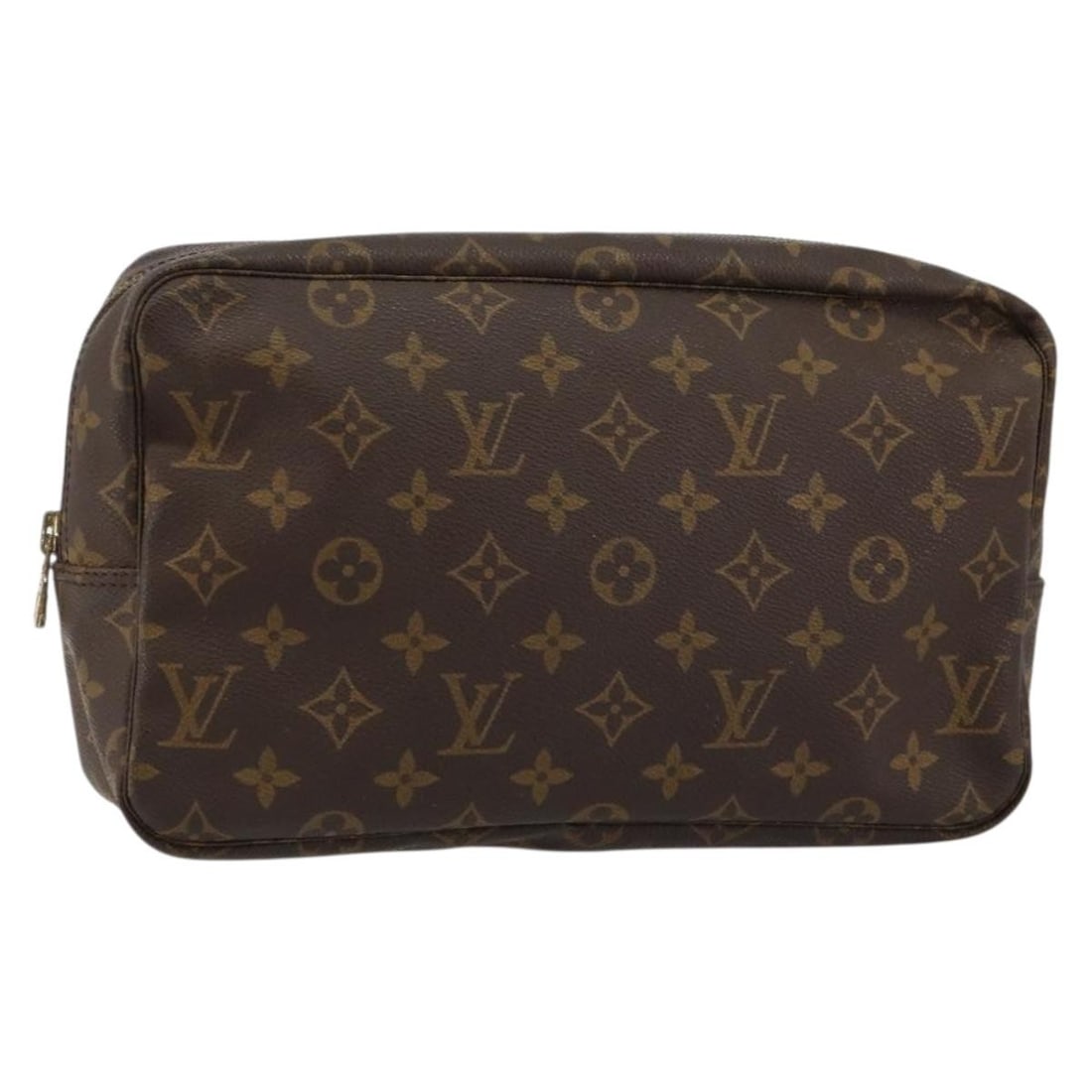 LOUIS VUITTON Monogram Trousse Toilette 28 Clutch Bag M47522 Authentic: LOUIS VUITTON Monogram Trousse Toilette 28 Clutch Bag M47522 Authentic Discover the elegance of the LOUIS VUITTON Monogram Trousse Toilette 28 Clutch Bag, a stylish accessory crafted in France. This i