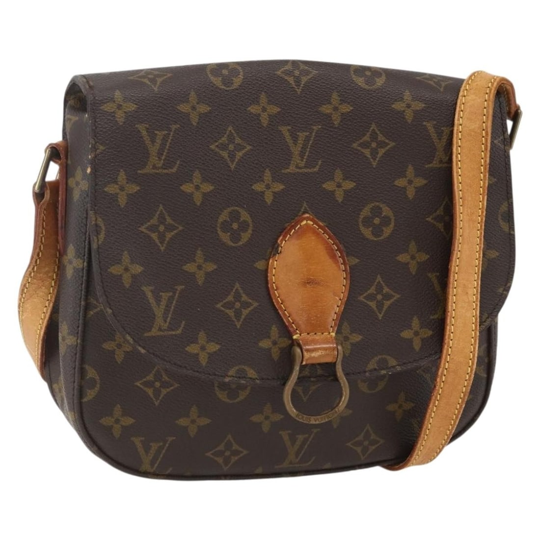 LOUIS VUITTON Monogram Saint Cloud GM Shoulder Bag M51242 France Auth: LOUIS VUITTON Monogram Saint Cloud GM Shoulder Bag M51242 France Auth The LOUIS VUITTON Monogram Saint Cloud GM Shoulder Bag (Model: M51242) is a stylish accessory that showcases the iconic monogram c