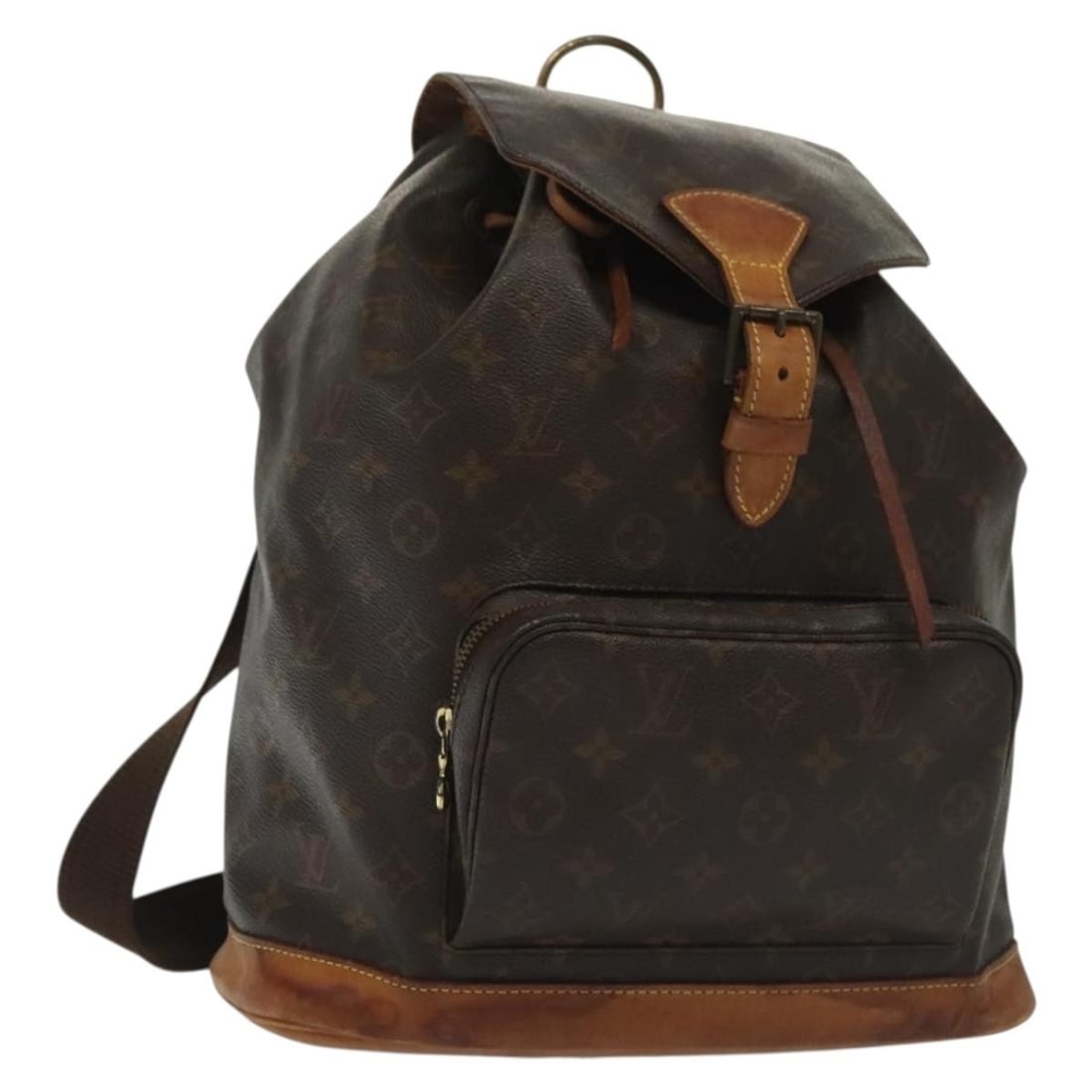 LOUIS VUITTON Monogram Montsouris GM Backpack M51135 Auth France (1 of 18)
