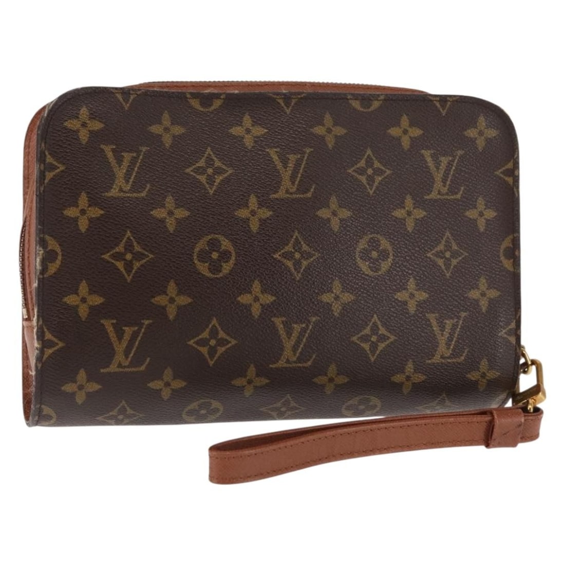 LOUIS VUITTON Monogram Orsay Clutch Bag M51790 Made in France: LOUIS VUITTON Monogram Orsay Clutch Bag M51790 Made in France The LOUIS VUITTON Monogram Orsay Clutch Bag (Model M51790) is a stylish accessory crafted from durable Monogram Canvas, exuding luxury and