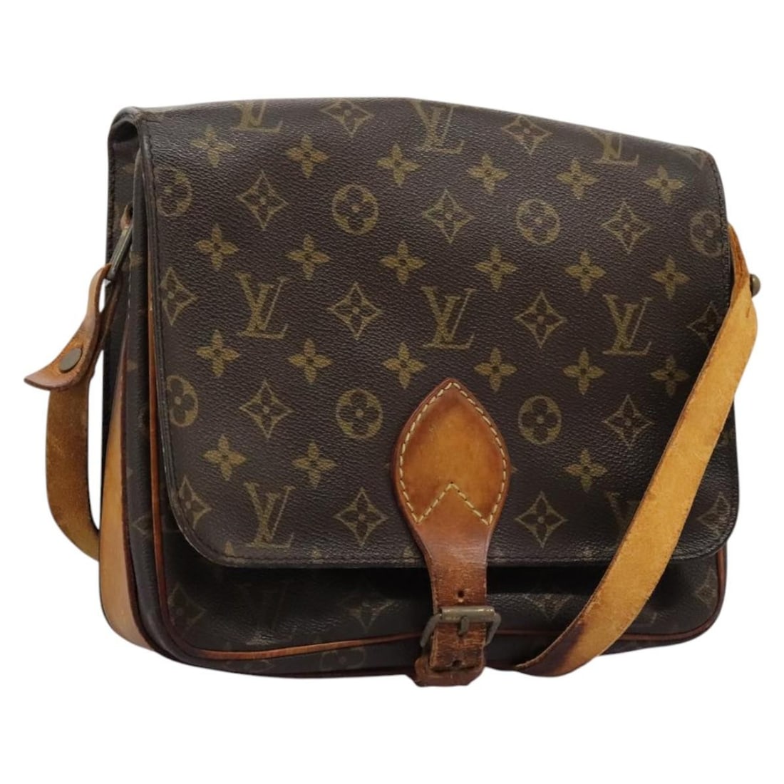 LOUIS VUITTON Monogram Cartouchiere GM Shoulder Bag M51252 Auth: LOUIS VUITTON Monogram Cartouchiere GM Shoulder Bag M51252 Auth This authentic Louis Vuitton Monogram Cartouchiere GM Shoulder Bag (M51252) is a stylish accessory that embodies the brand's iconic craf