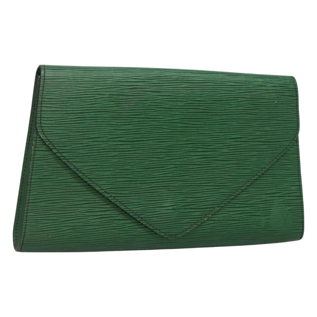 Authentic Louis Vuitton Epi Art Deco Clutch Bag Green M52634 (1 of 18)