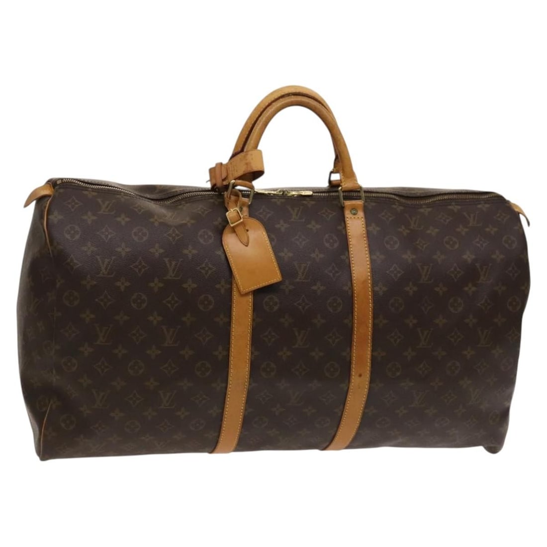 Louis Vuitton Monogram Keepall 60 Boston Bag M41422 Auth France: Louis Vuitton Monogram Keepall 60 Boston Bag M41422 Auth France Discover the timeless elegance of the LOUIS VUITTON Monogram Keepall 60 Boston Bag, a quintessential travel companion crafted from durab
