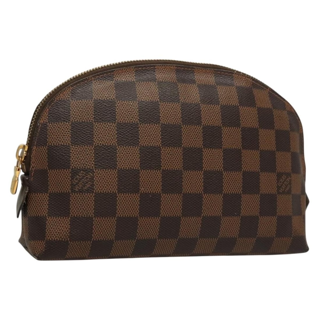 LOUIS VUITTON Damier Ebene Pochette Cosmetic GM Pouch N23345 Made in France: LOUIS VUITTON Damier Ebene Pochette Cosmetic GM Pouch N23345 Made in France Elevate your essentials with the LOUIS VUITTON Damier Ebene Pochette Cosmetic GM Pouch. Crafted in France from durable Damie