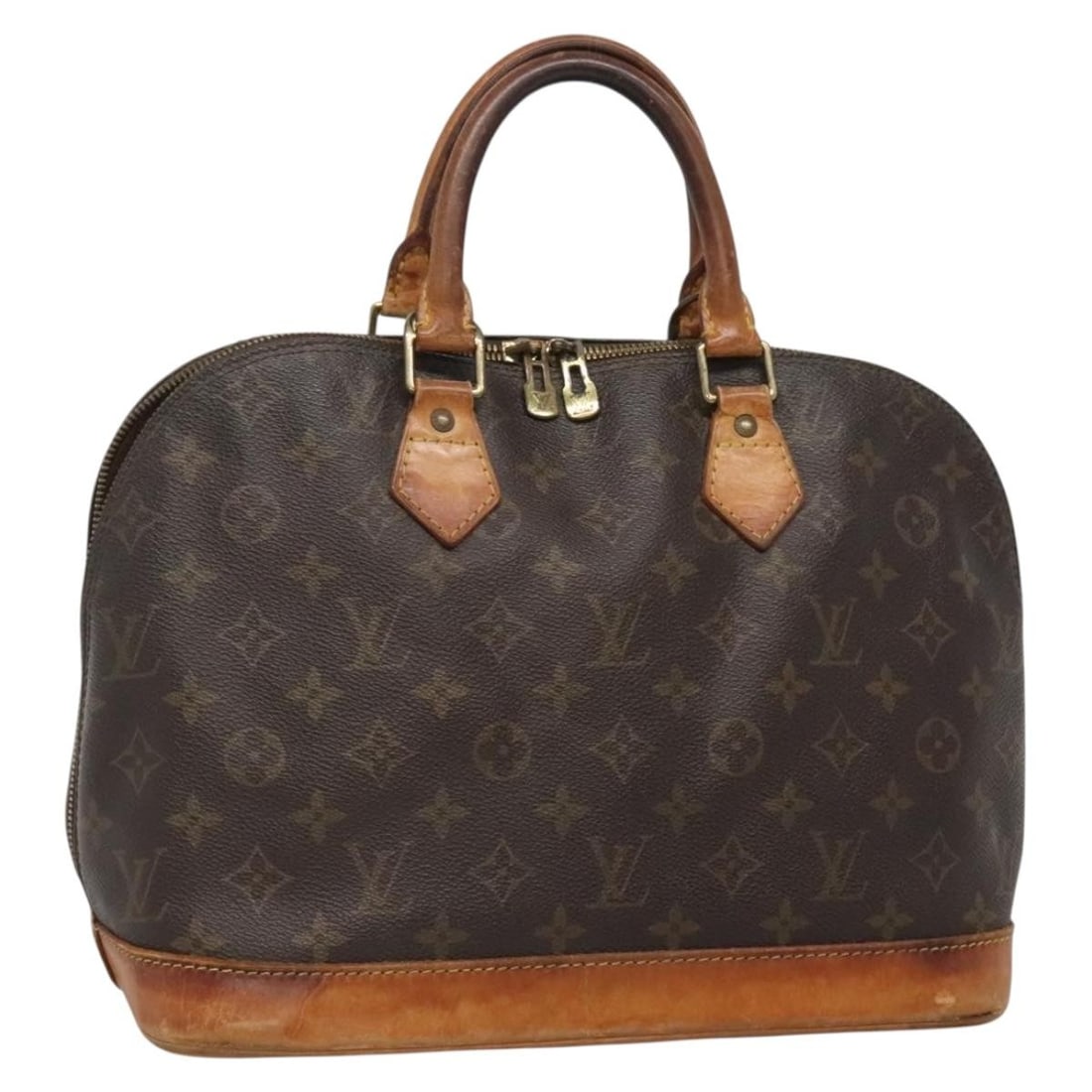 Authentic LOUIS VUITTON Monogram Alma Hand Bag M51130 France (1 of 18)