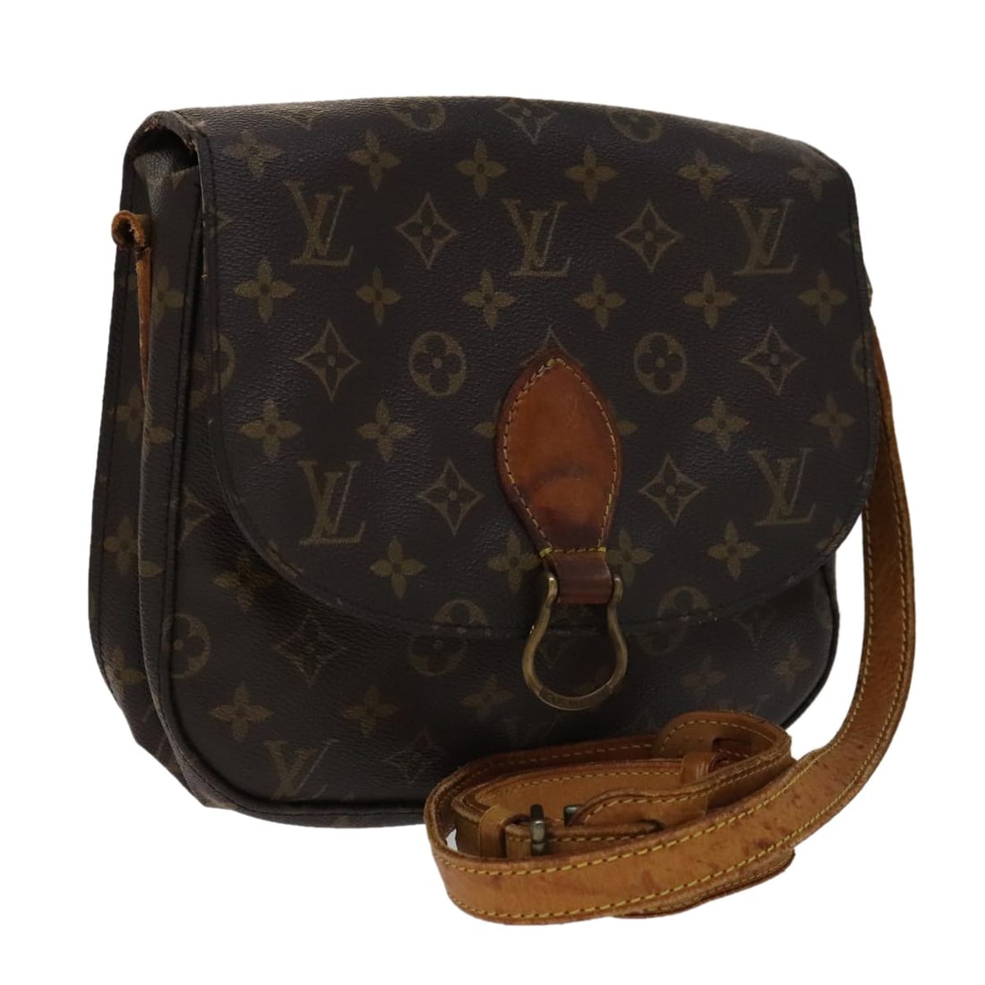 Louis Vuitton Monogram Saint Cloud GM Shoulder Bag M51242 Made in France: Louis Vuitton Monogram Saint Cloud GM Shoulder Bag M51242 Made in France This LOUIS VUITTON Monogram Saint Cloud GM Shoulder Bag (M51242) is a stylish accessory made from durable monogram canvas. Desi