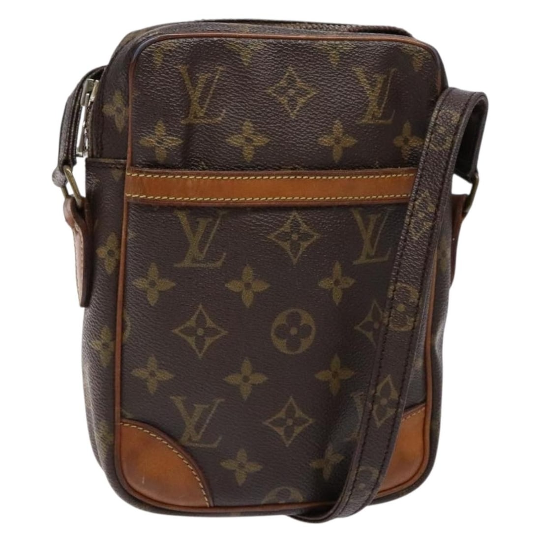 LOUIS VUITTON Monogram Danube Shoulder Bag M45266 Auth France: LOUIS VUITTON Monogram Danube Shoulder Bag M45266 Auth France Elevate your accessory collection with this authentic LOUIS VUITTON Monogram Danube Shoulder Bag (M45266). Crafted in France from durable