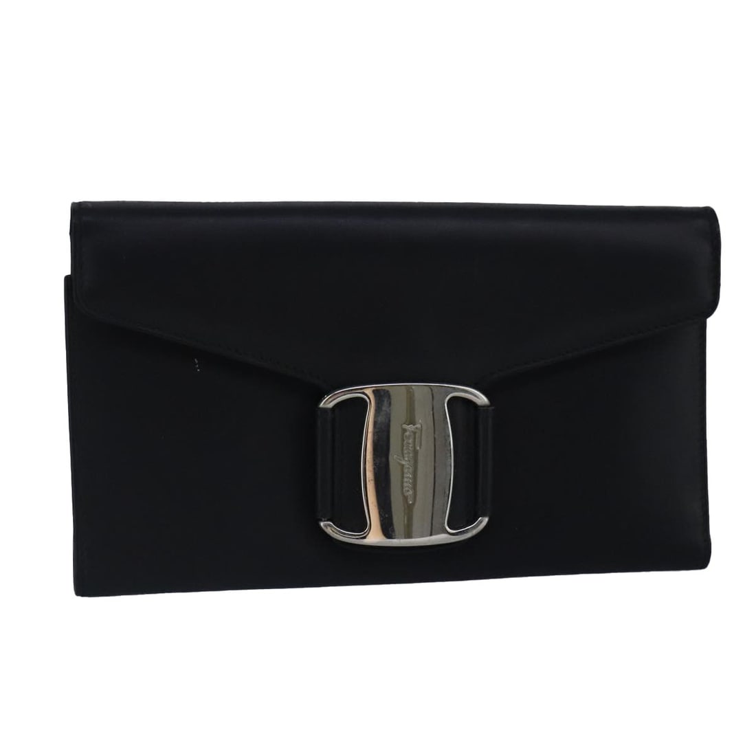 Salvatore Ferragamo Black Leather Wallet Made in Italy (1 of 18)