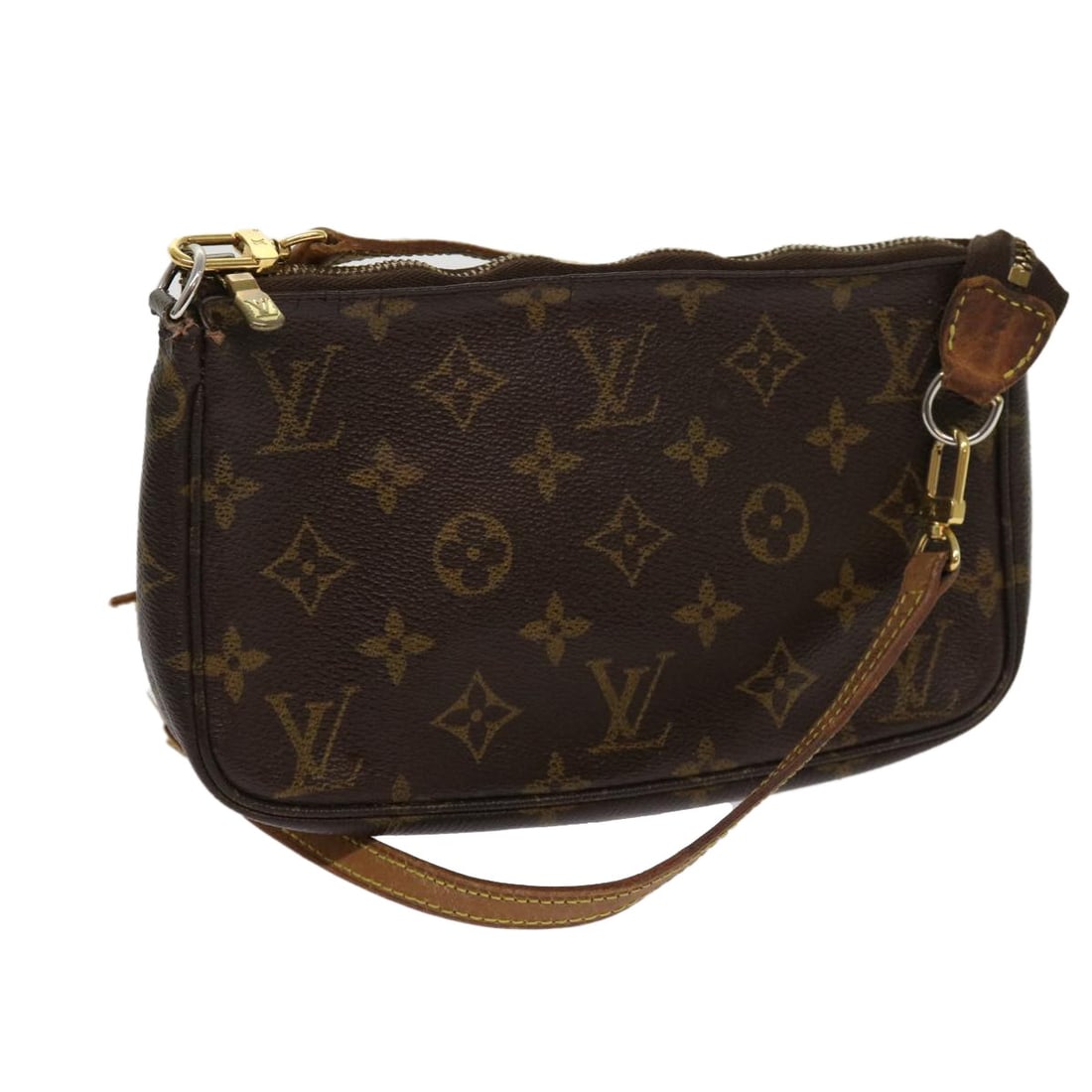 LOUIS VUITTON Monogram Pochette Accessoires Pouch M51980 LV Auth (1 of 18)