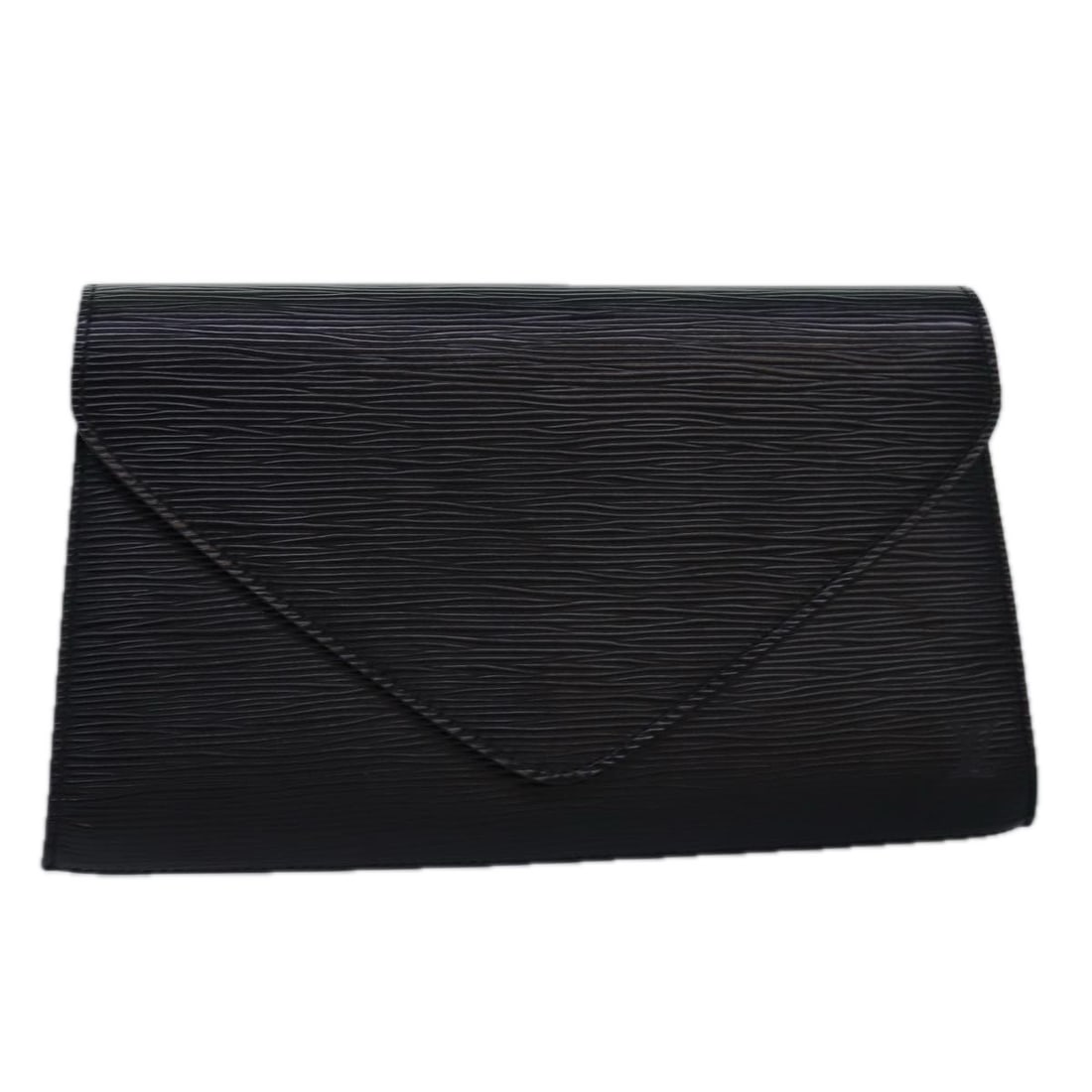 LOUIS VUITTON Epi Leather Art Deco Clutch Bag Black M52632 Auth (1 of 18)