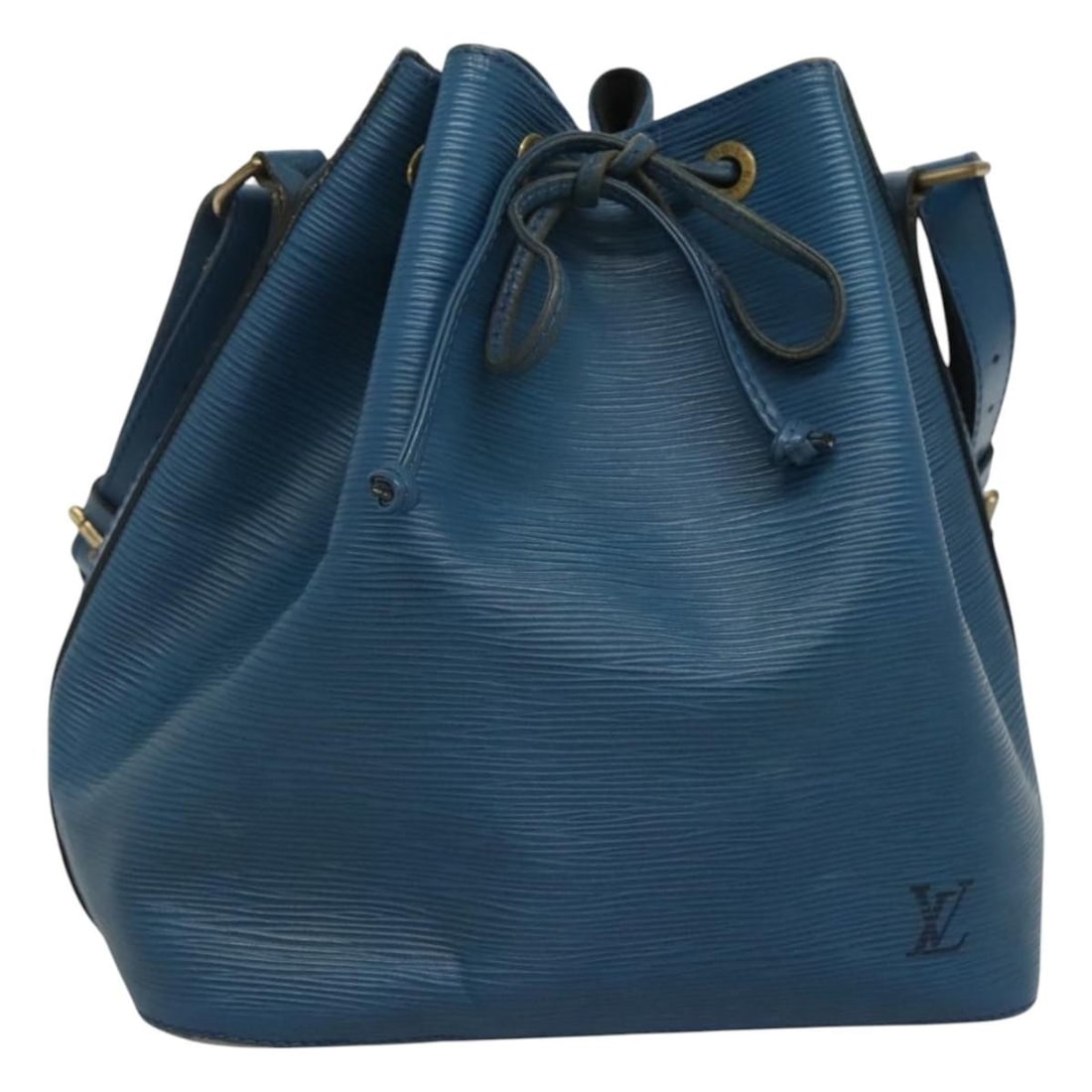 Louis Vuitton Epi Petit Noe Shoulder Bag Blue M44105 Authentic (1 of 18)
