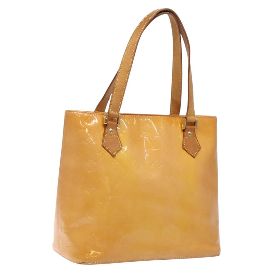 LOUIS VUITTON M91302 Monogram Vernis Houston Bag Marshmallow Pink: LOUIS VUITTON M91302 Monogram Vernis Houston Bag Marshmallow Pink Elevate your accessory collection with this authentic LOUIS VUITTON Monogram Vernis Houston Bag, crafted from luxurious patent leather