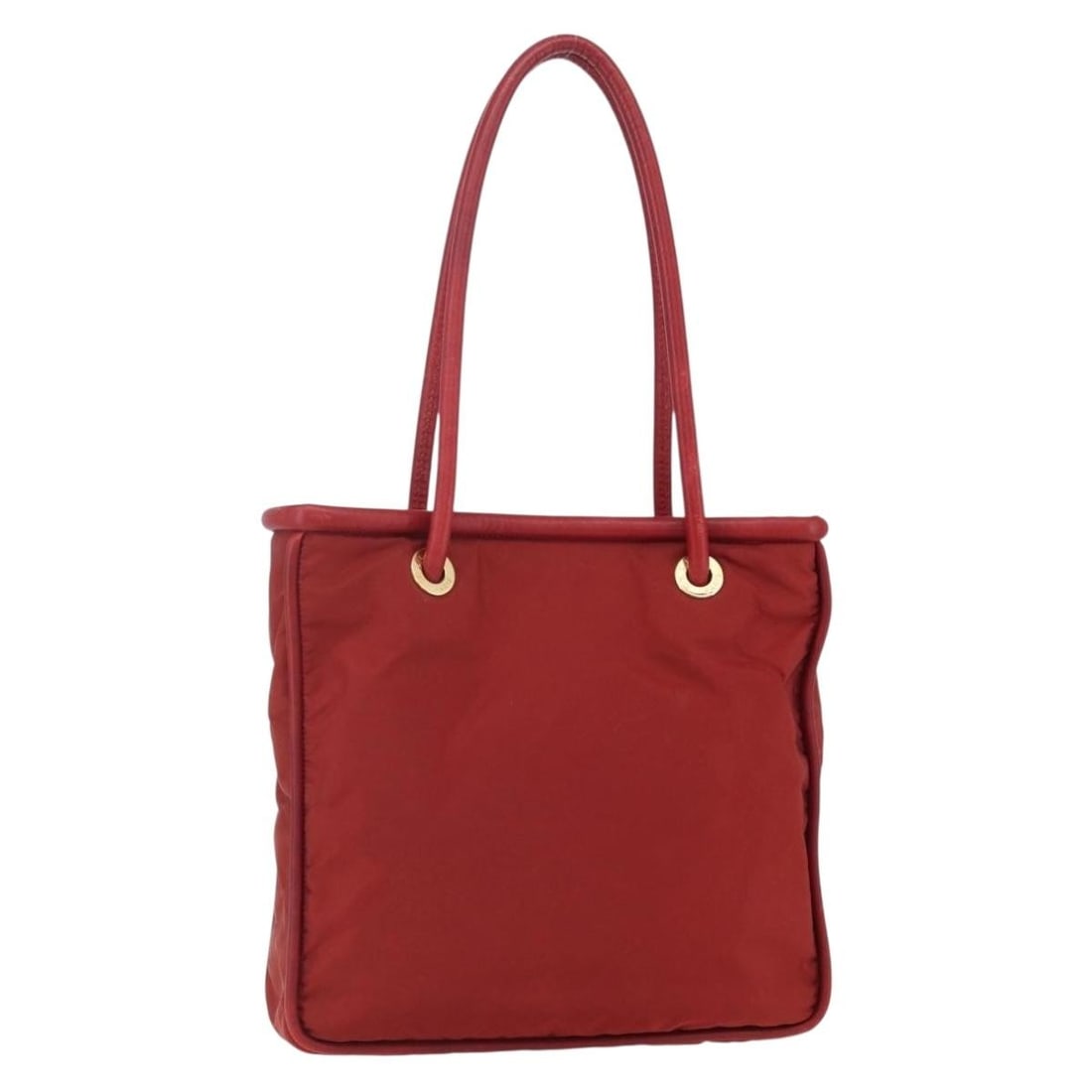 CELINE Red Gold Nylon Tote Bag Made in Italy (1 of 18)